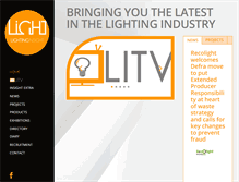 Tablet Screenshot of lightinginsight.com